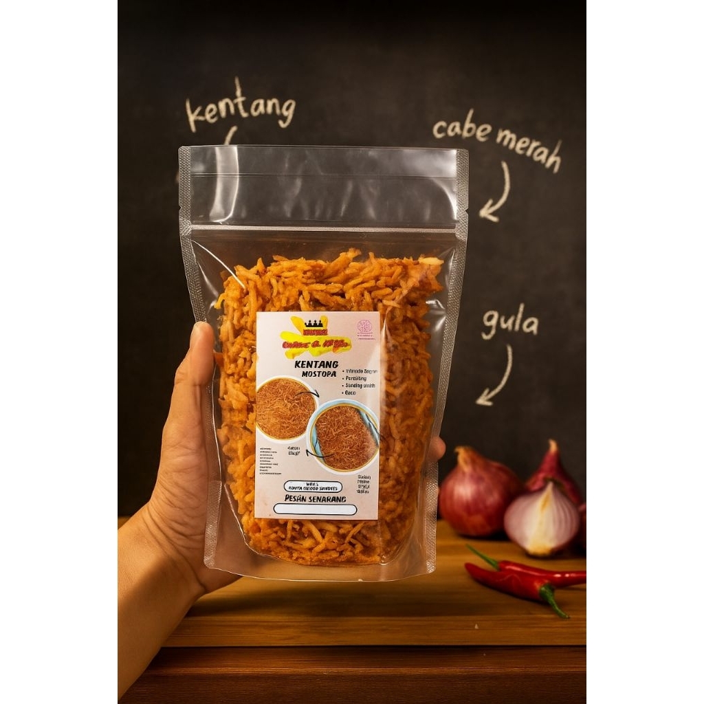 KENTANG MUSTOFA KENTANG GORENG MUSTOFA  200gram