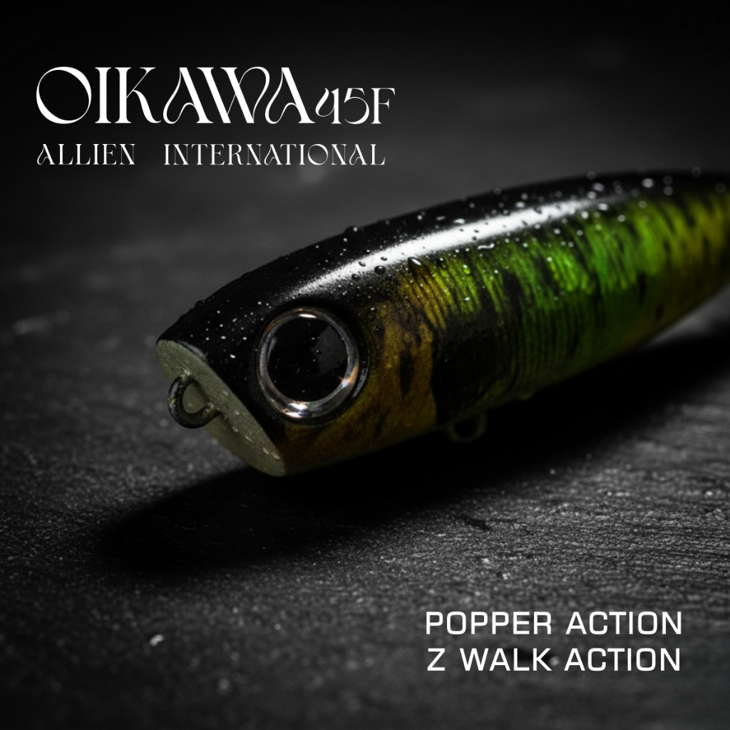 Allien International Oikawa 45 Floating | Ultralight Lure Product Casting Fishing Fish Memancing Ump