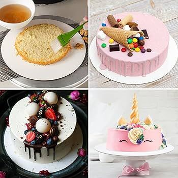 Styrofoam Cakeboard/tatakan kue Bulat /Alas Kue Bulat /Plate Cake - Splash Ukuran 25.5 Cm
