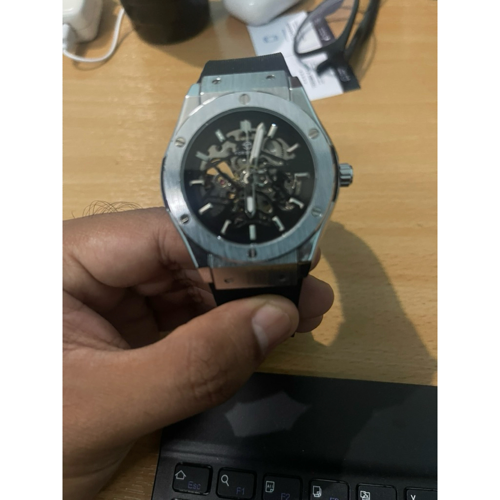 Jam tangan forsining automatic silver