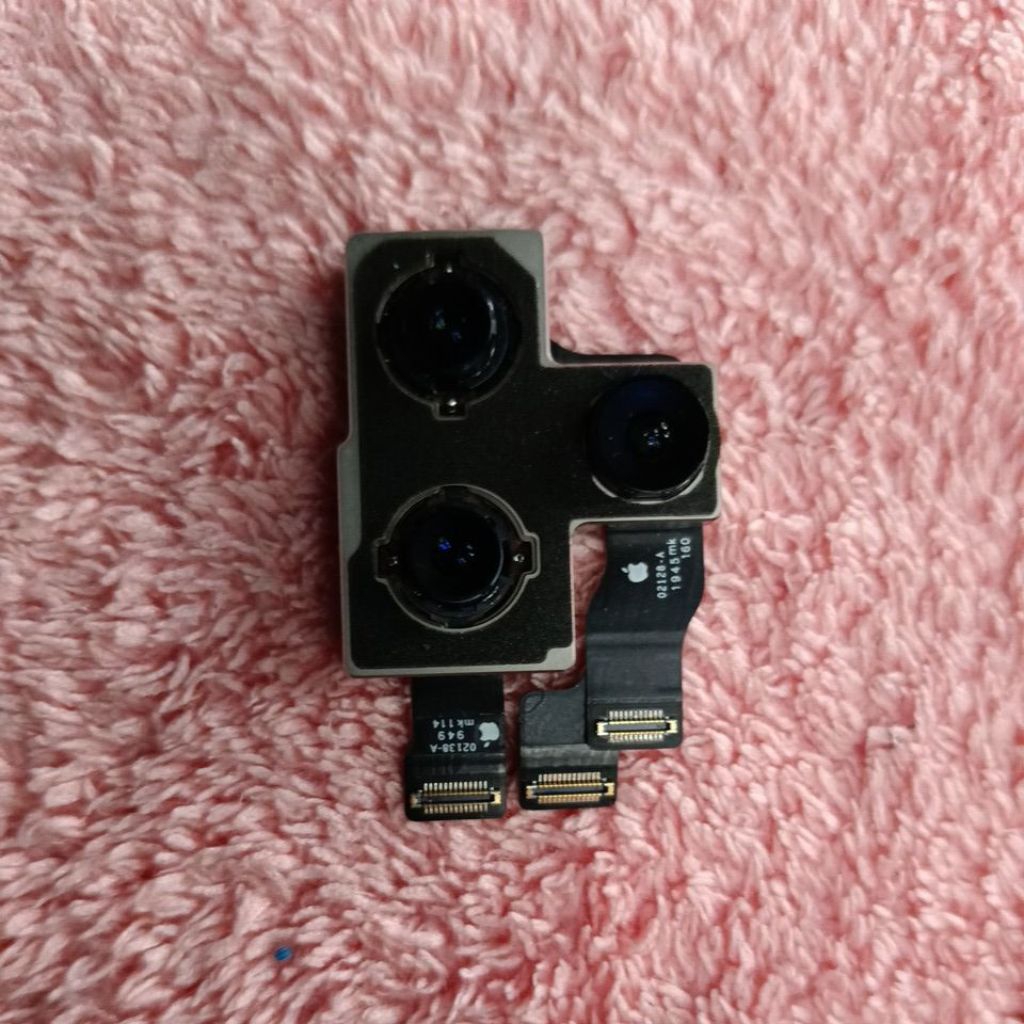 CAMERA KAMERA BELAKANG SATU SET IPHONE  11 PRO MAX ASLI ORIGINAL COPOTAN BERGARANSI