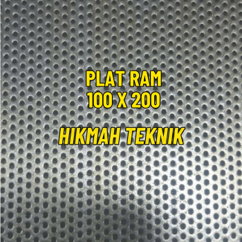 Plat Lubang Besi / Perforated 0.8mm x 1 M x 2 M dia. lubang 2 - 10 mm