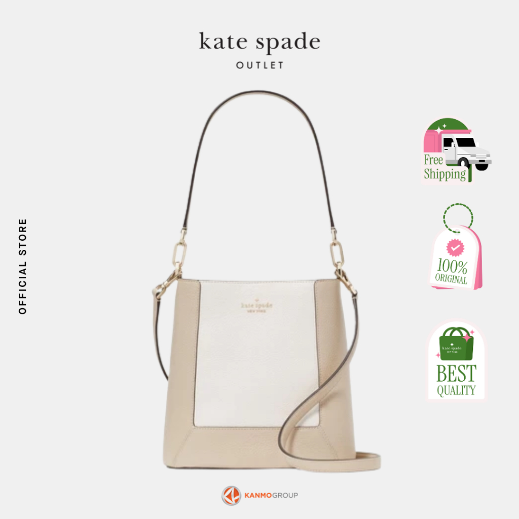 Kate Spade Lena Colorblock Bucket Bag - Tas Bahu Wanita