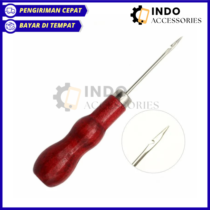 Jarum Jara Alat Pelubang Tusuk Penusuk Jahit Sol Sepatu