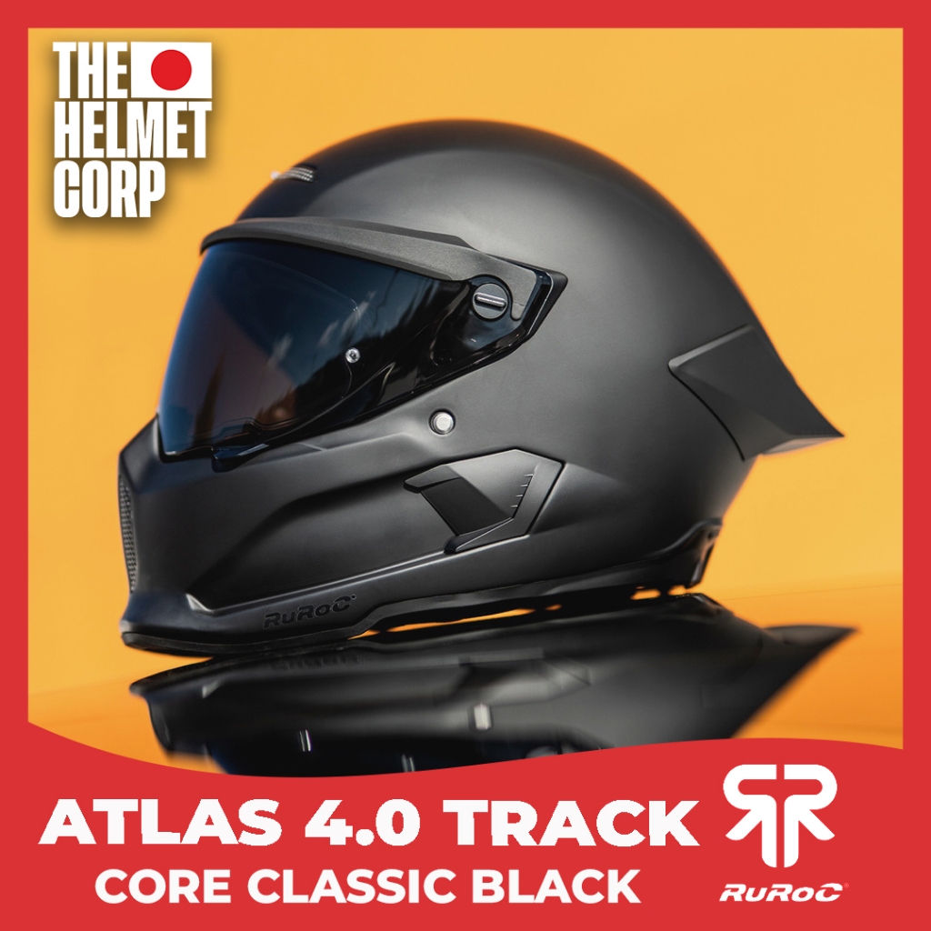 HELM RUROC ATLAS TRACK 4.0 CORE CLASSIC FULL FACE HELMET ORIGINAL