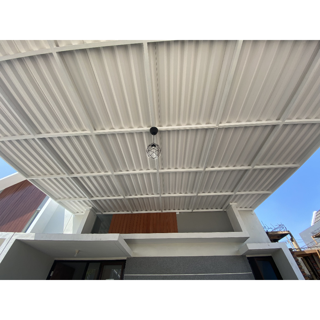 Kanopi Upvc Double Layer Best Seller Besi Hollow