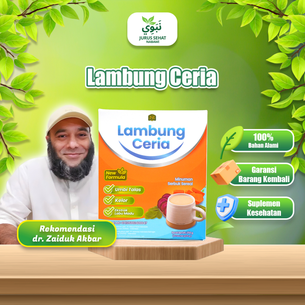LAMBUNG CERIA ORIGINAL NEW FORMULA JSR dr Zaidul Akbar ATASI MASALAH GERD/MAAG/ASAM LAMBUNG