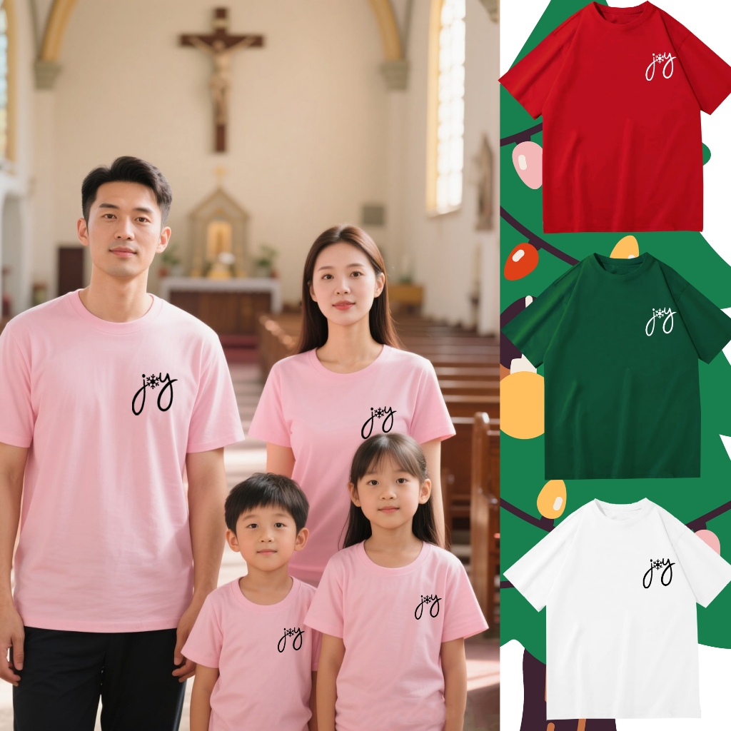 SAYES - KAOS ROHANI KAOS NATAL KAOS CHRISTMAS JOY KAOS NATAL DEWASA KAOS NATAL ANAK