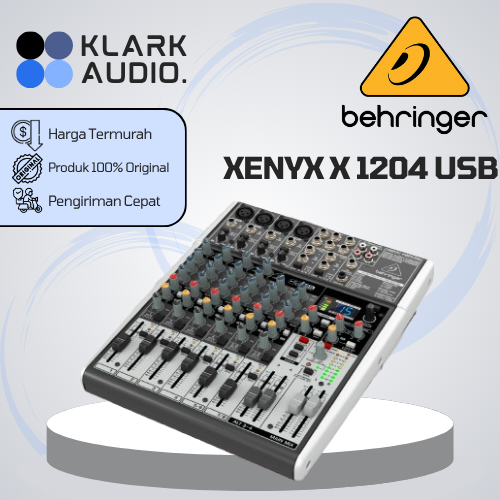 BEHRINGER XENYX X1204USB / X-1204USB / X1204 USB MIXER AUDIO ORIGINAL