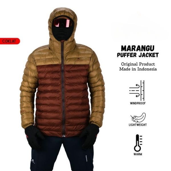 Eiger Adventure - Marangu Gunung Puffer Pria Wanita Gelembung Parasut Sport Jaket Hiking