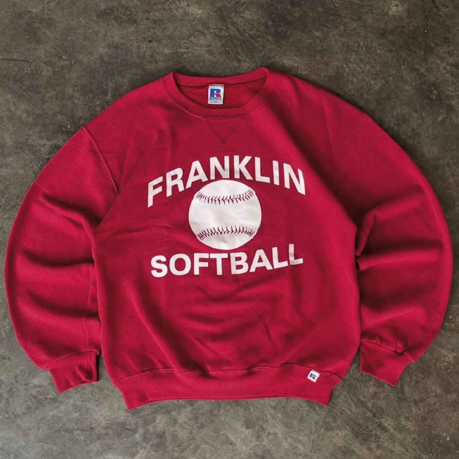 90’s - Russel athletic crewneck Franklin (Red)