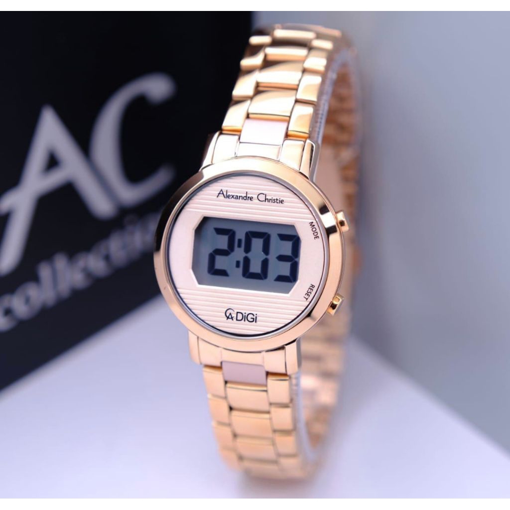 jam tangan wanita terbaru Alexander Christie mode digital