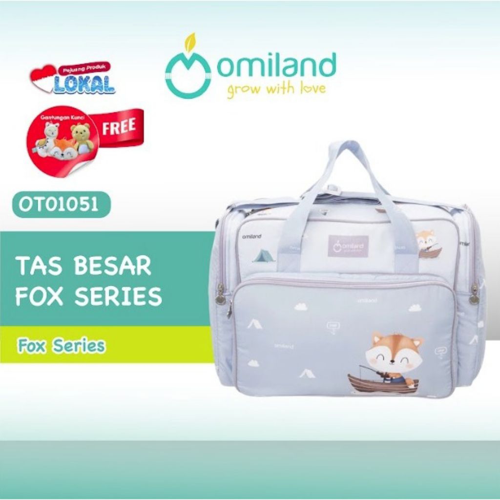 Omiland - Tas Bayi Kecil, Sedang, & Besar | Tas Perlengkapan Baju, Popok Bayi & Anak