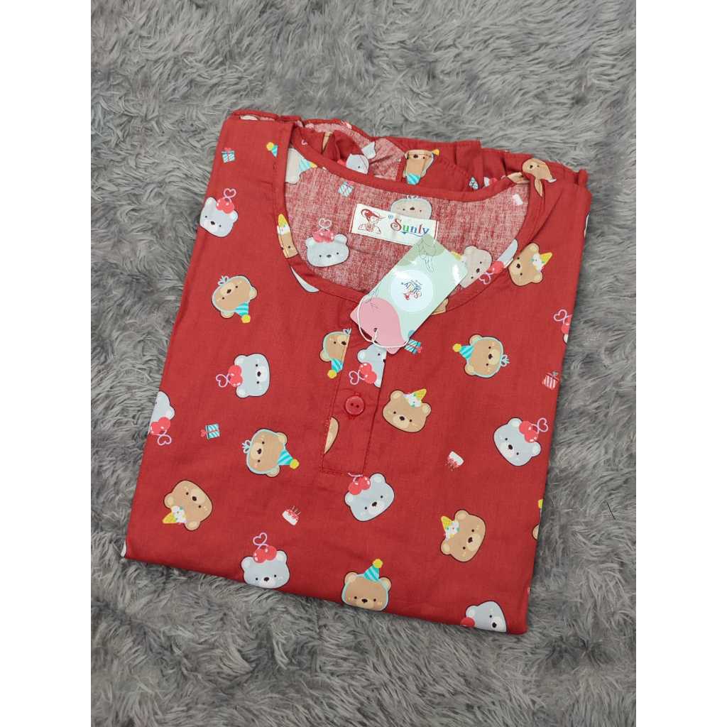 Baju tidur Sunly size 24 lengan Panjang Celana Panjang