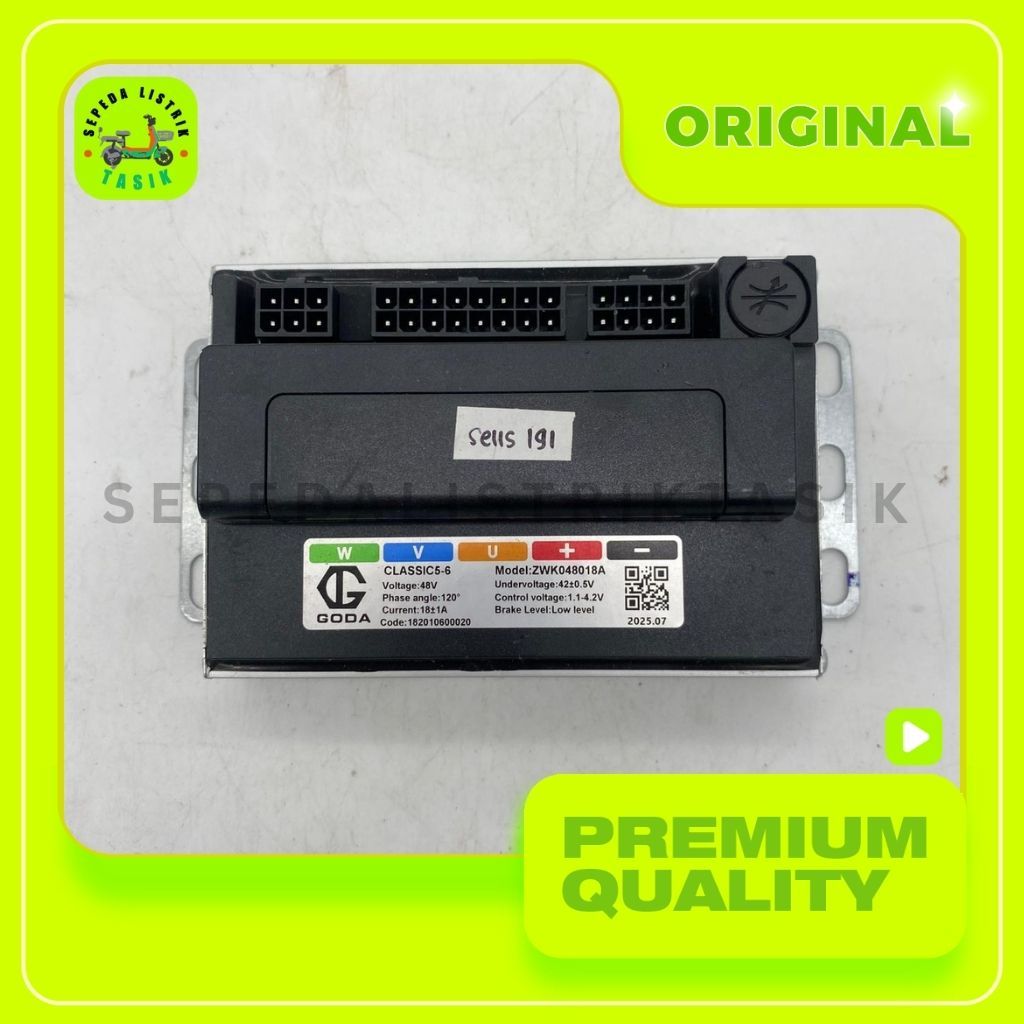 CONTROLLER SEPEDA LISTRIK GODA 140A 140 A GODA 122  GODA 155 / SELIS191 - ORIGINAL 100% - SPAREPART 