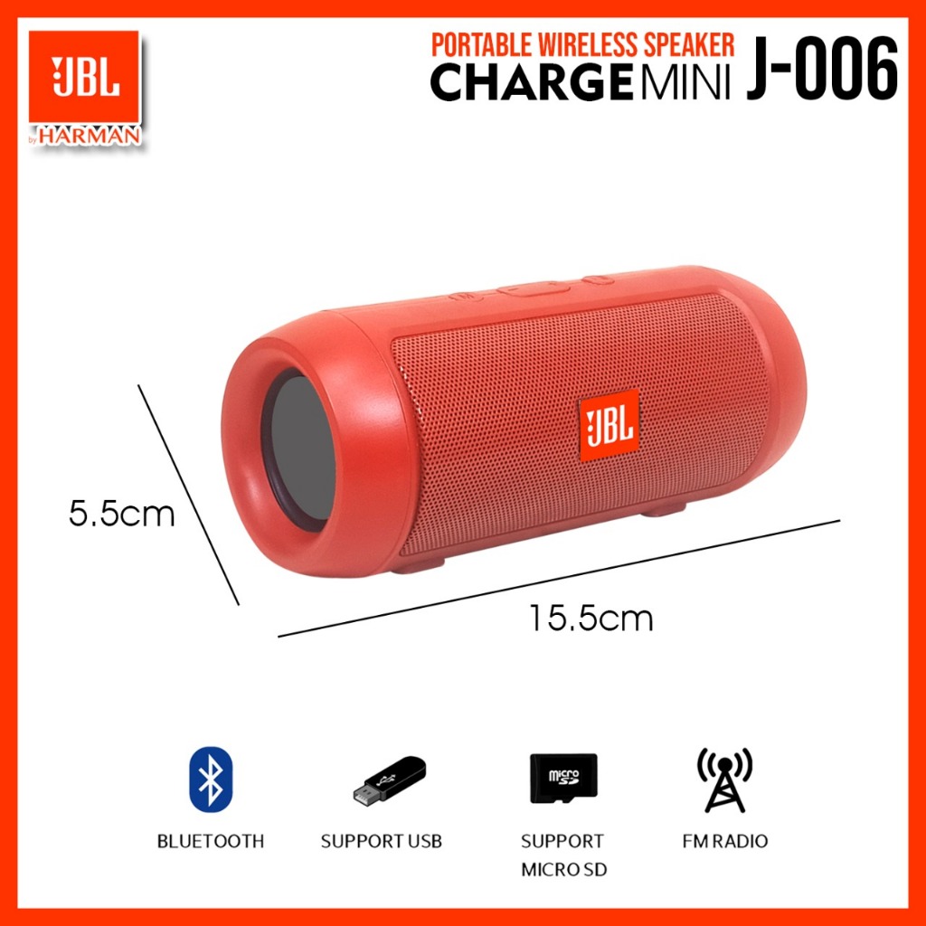 HOT SALE JBL Speaker Bluetooth Charge mini 2 J006 Wireless Portable Speaker Aktif JBL ChargeMini2