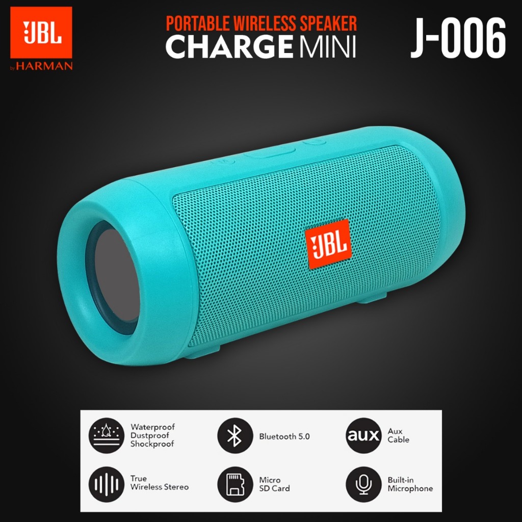 BEST SALE JBL Speaker Bluetooth Charge mini 2 J006 Wireless Portable Speaker Aktif JBL ChargeMini2