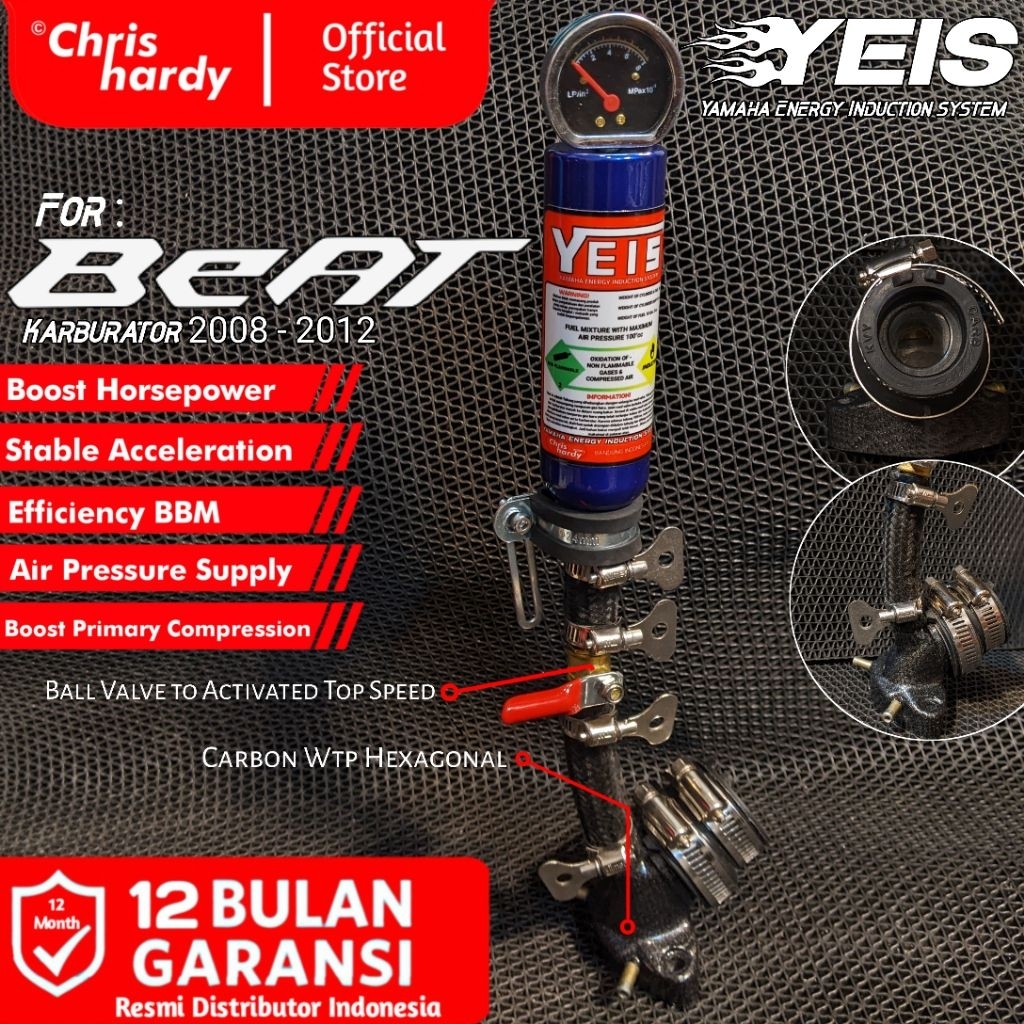 YEIS V3 BEAT KARBU VARIO KARBU SPACY SCOOPY KARBU SOLUSI HEMAT BBM BERTENAGA ANTI BREBET RESPONSIF B