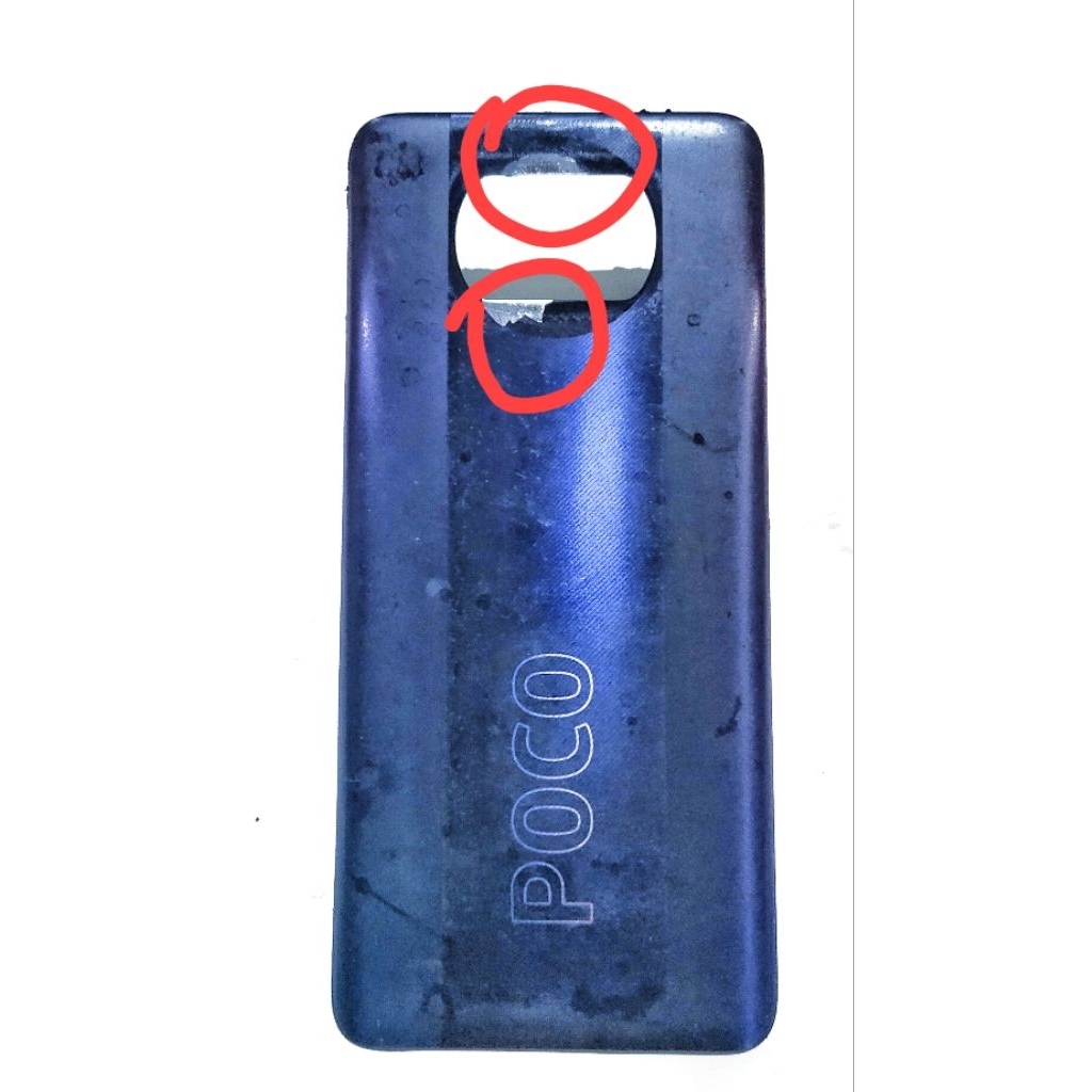 BACKDOR COVER POCO X3PRO MINUS ORIGINAL COPOTAN