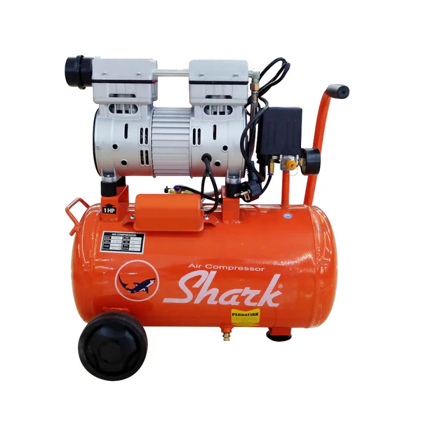 Kompresor Angin Oilless SHARK OV-1025 1 HP Air Compressor Oilless SHARK OV1025