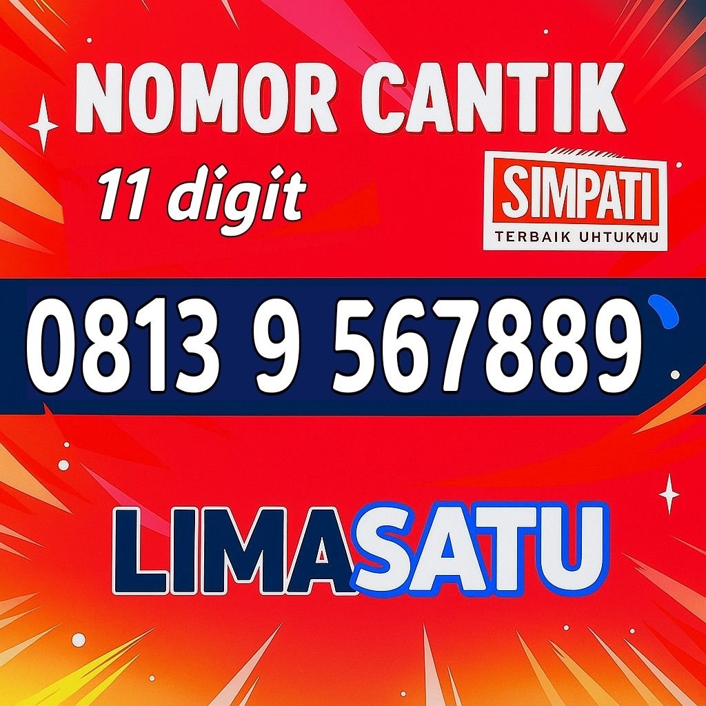 Nomor Cantik Telkomsel 11 digit - Nomor Cantik Simpati 11 digit 56789