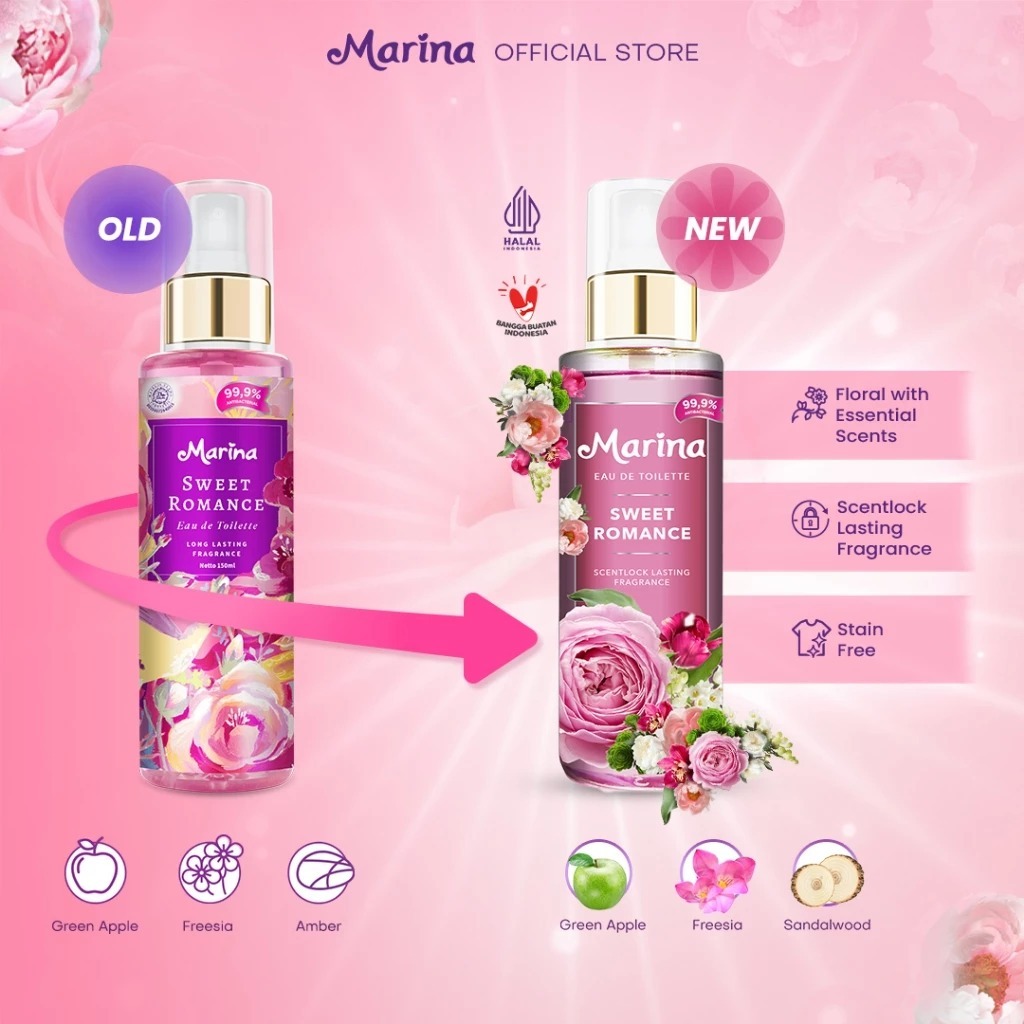 Parfum Marina Eau De Toilette Sweet Romance / Marina Eau De Toilette Parfum