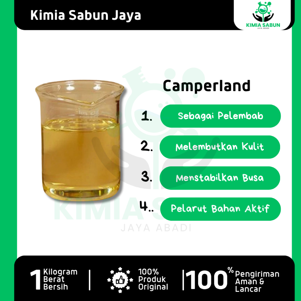 Camperland 1 Kg Penstabil Busa Pelarut Bahan Aktif Bahan Sabun