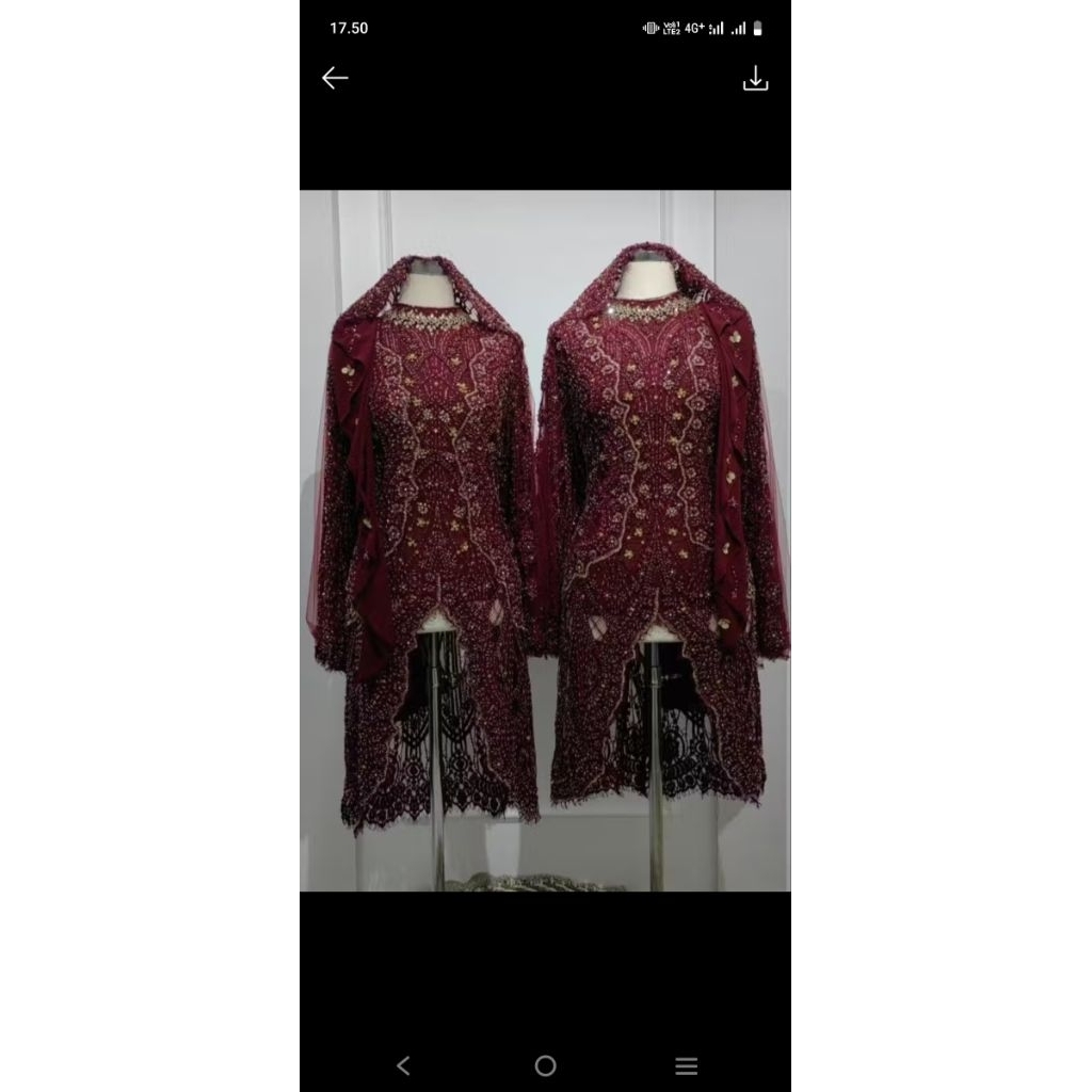 kebaya ibu hajat 2 pics