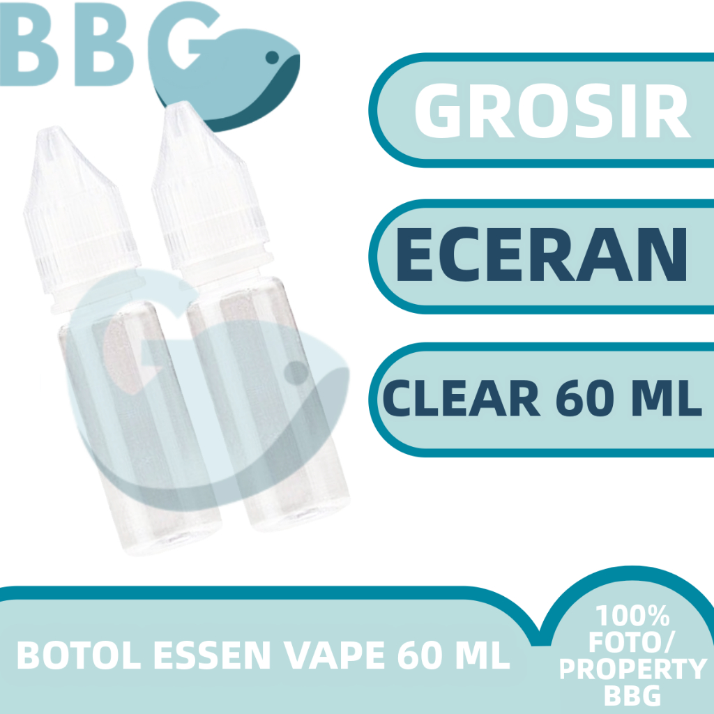 BBG BOTOL ESSEN PANCING CHUBBY 60 ML CLEAR