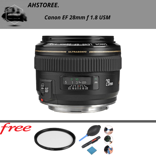 L;ensa Canon EF 28mm f 1.8 USM Lens / EF 28mm f 1.8 USM