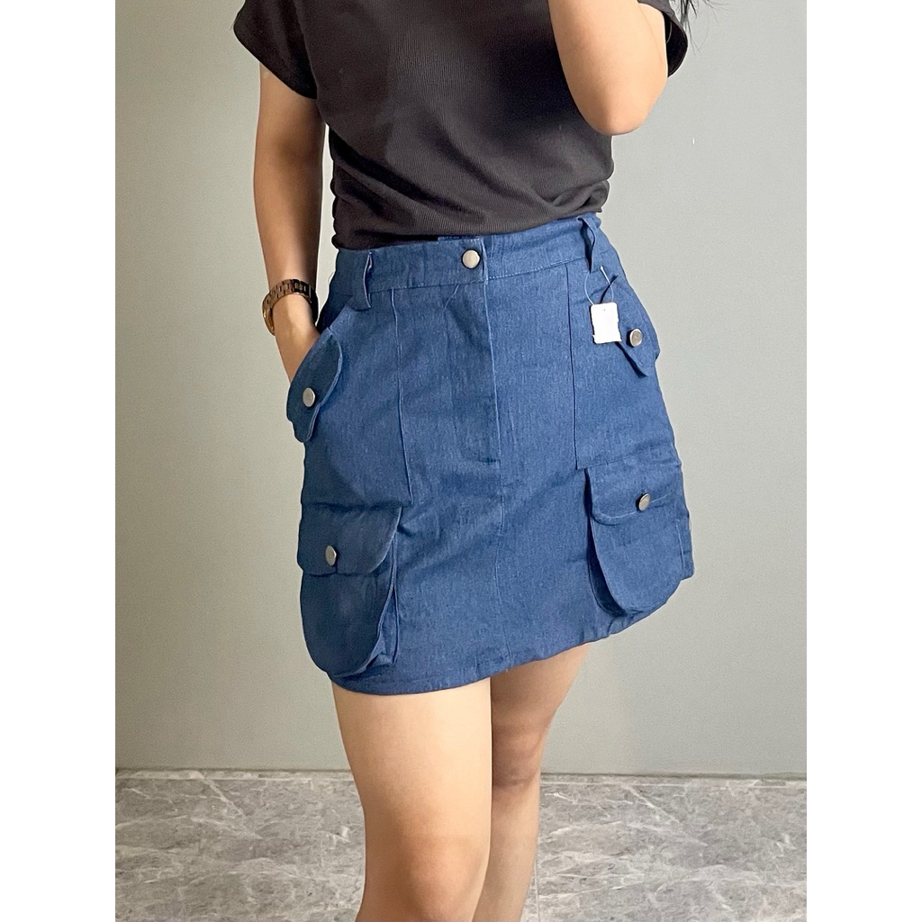 Skort Rok Celana Wanita Import BKK Jeans K-158