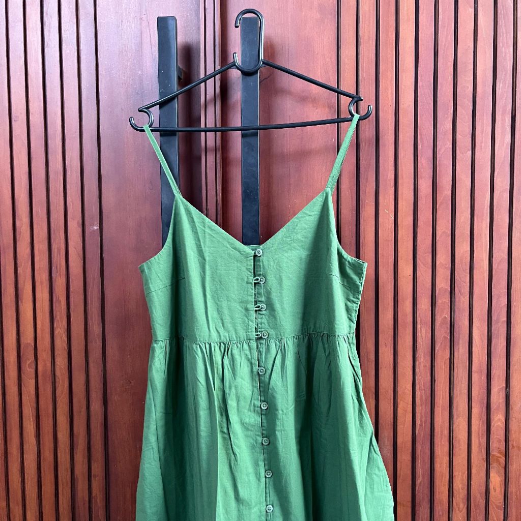 Preloved Uniqlo Dress Cotton - Dress Katun Uniqlo