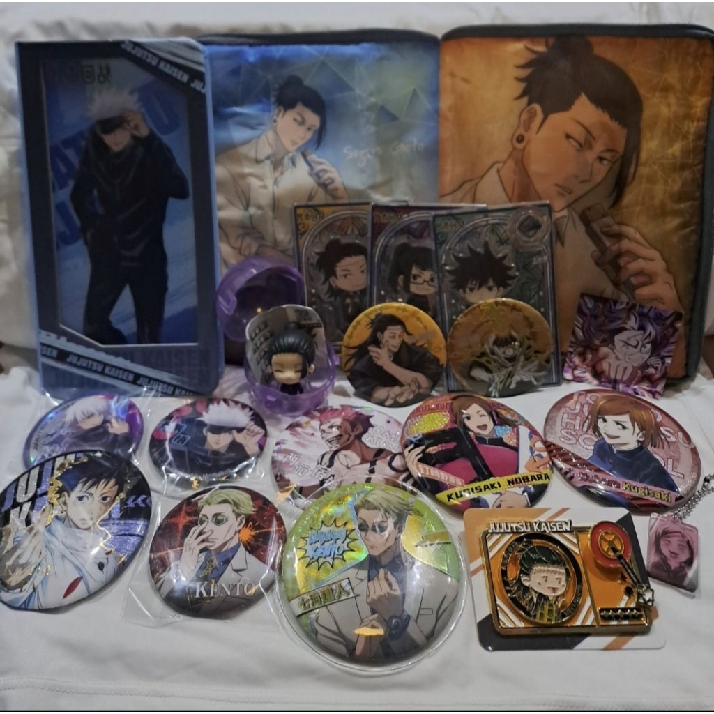 jujutsu kaisen merch can badge pin figure keychain acrylic stand