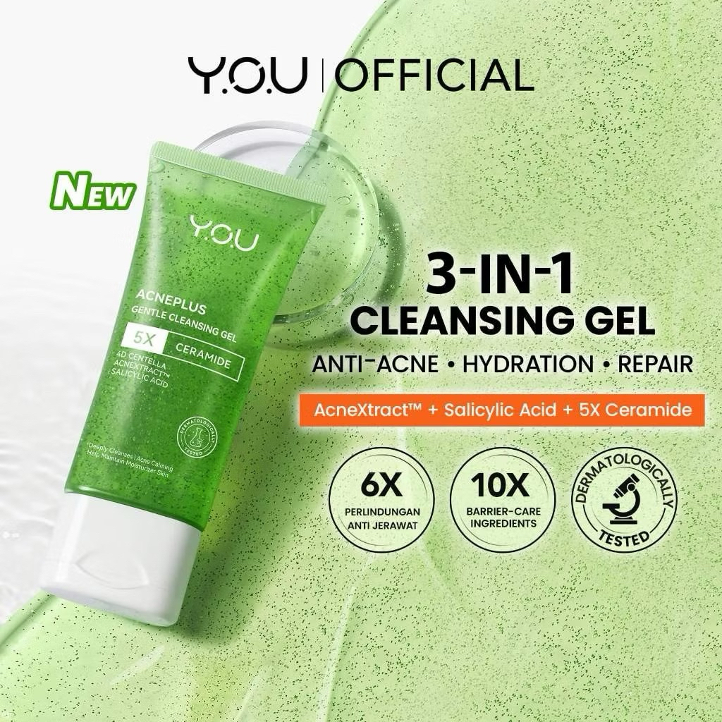 YOU ACNEPLUS Gentle cleansing gel / You acneplus facial wash / ACNE PLUS FACE WASH / FACIAL CLEANSER