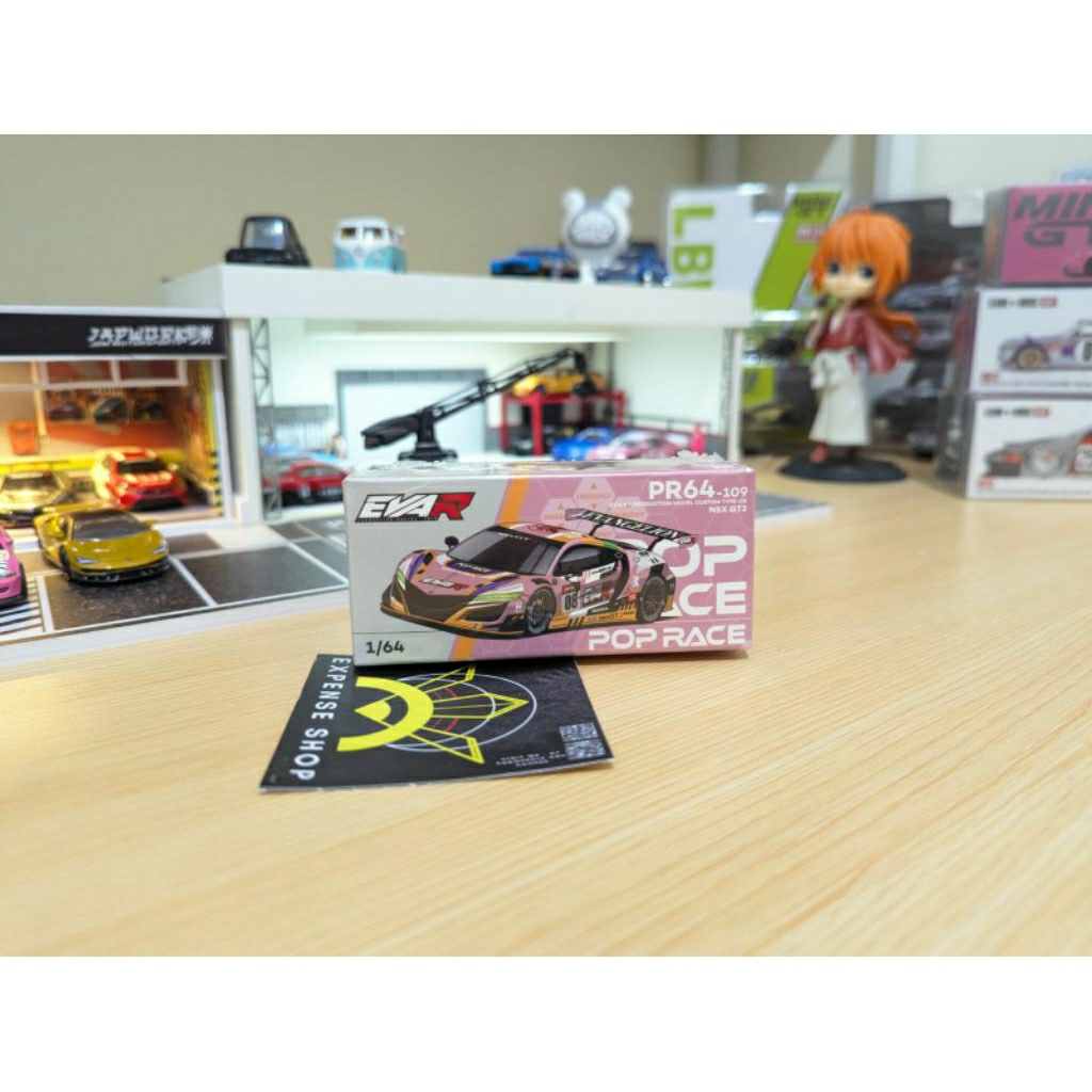 Pop Race Honda NSX GT3 Eva RT production Evangelion pink chrome