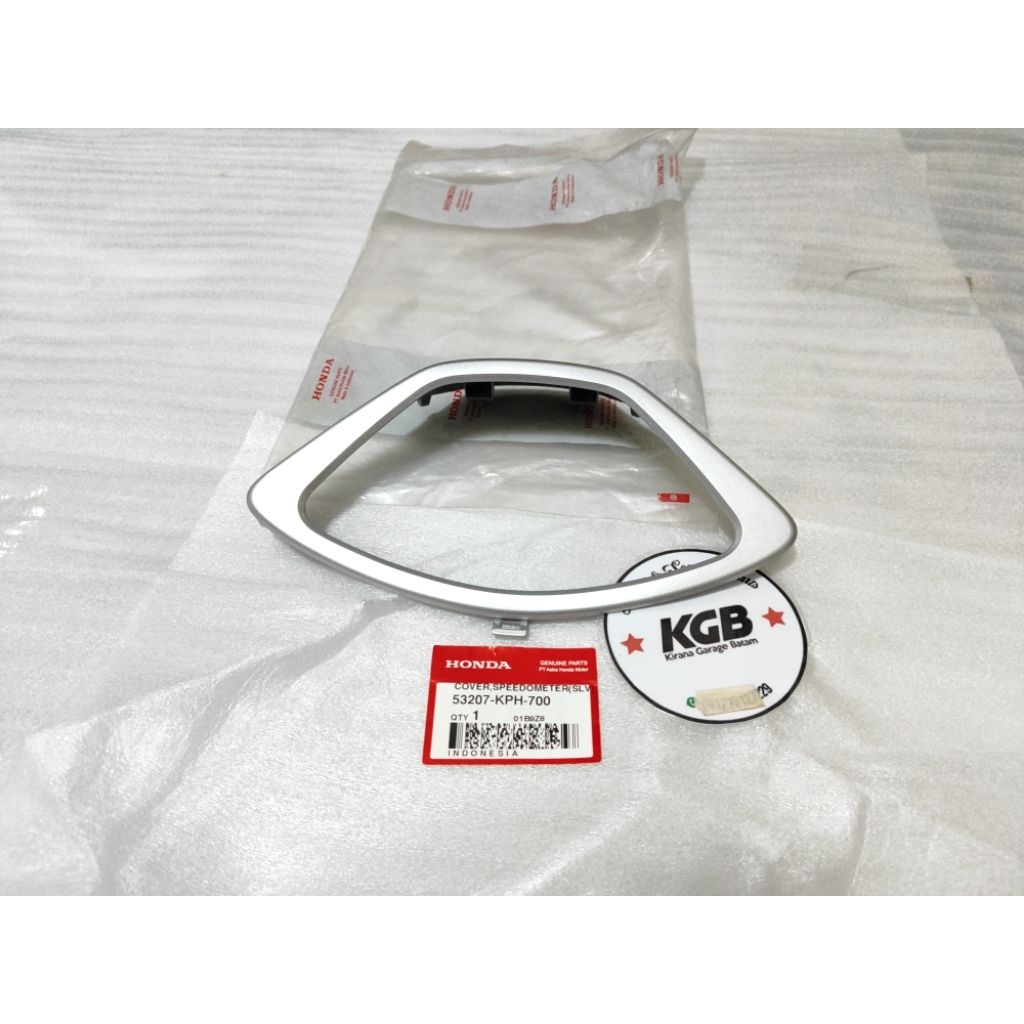 cover Spidometer silver supra x 125 Ori baru ahm 53207 kph 700
