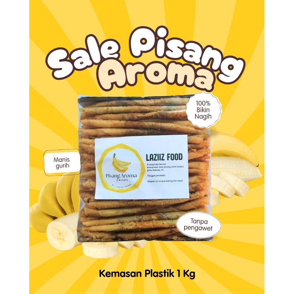 Pisang Sale Aroma 1kg Oleh-oleh Bandung