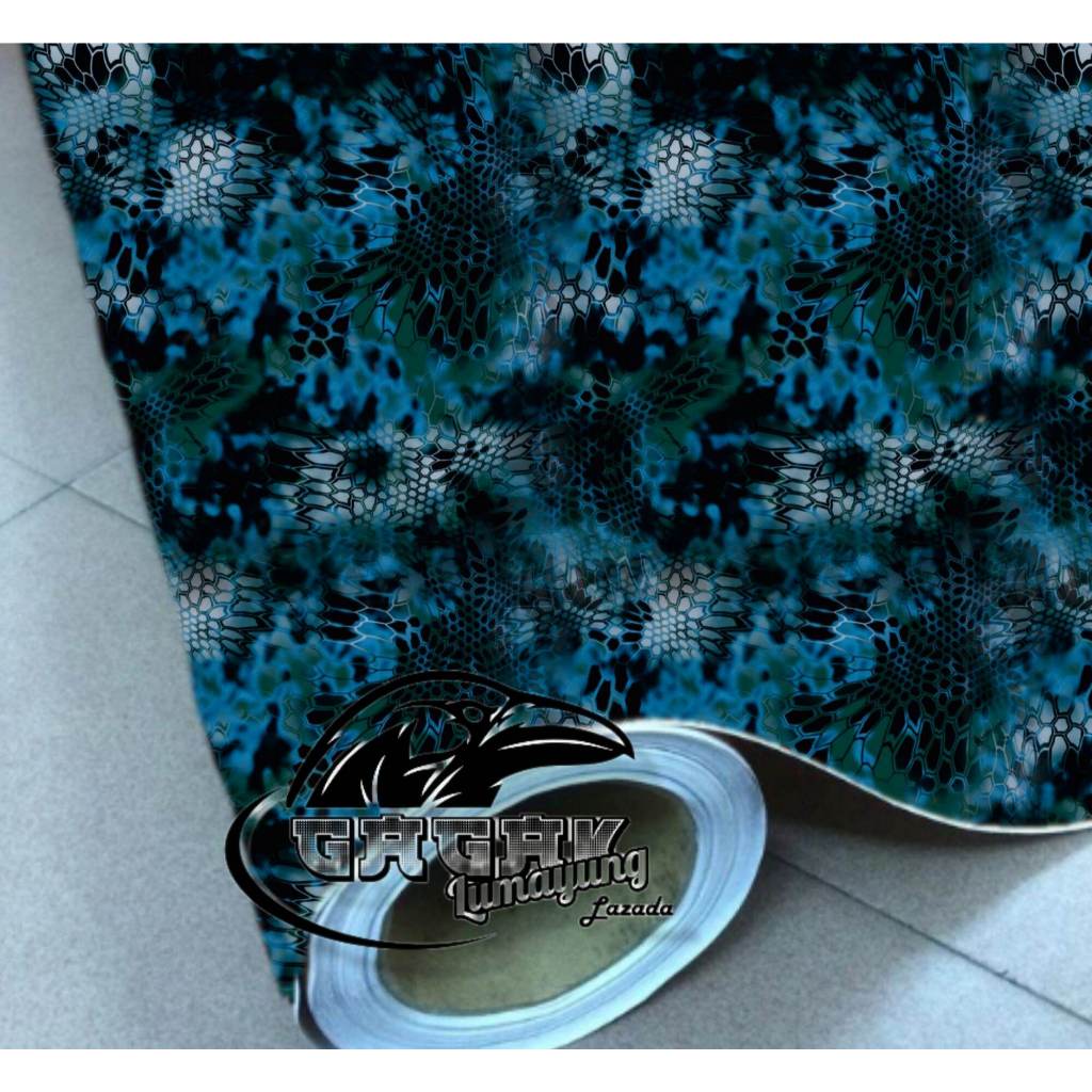 Stiker camo 50x50cm Neptune