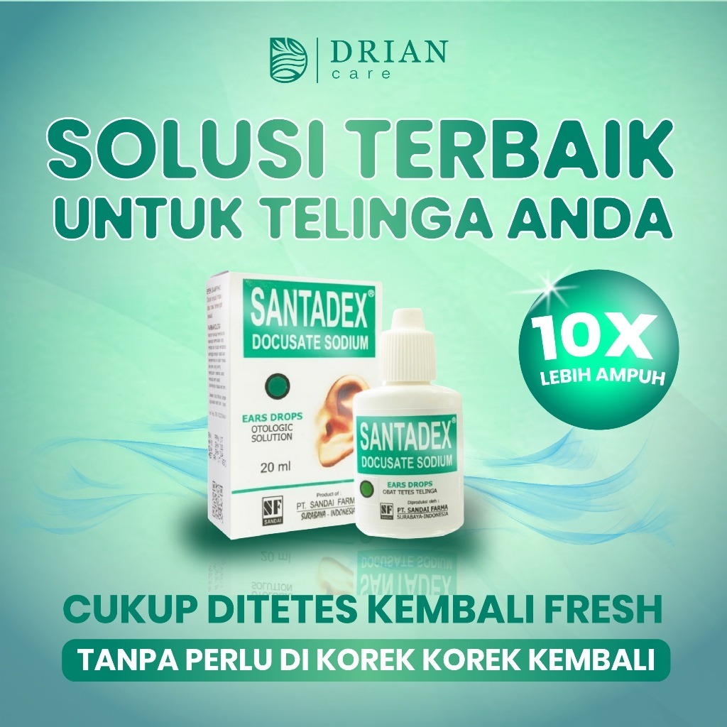 Obat Sakit Tetes Telinga Pelunak Kotoran Keras Budeg Congek Gatal Tuli Berdengung Berair Dan Bau