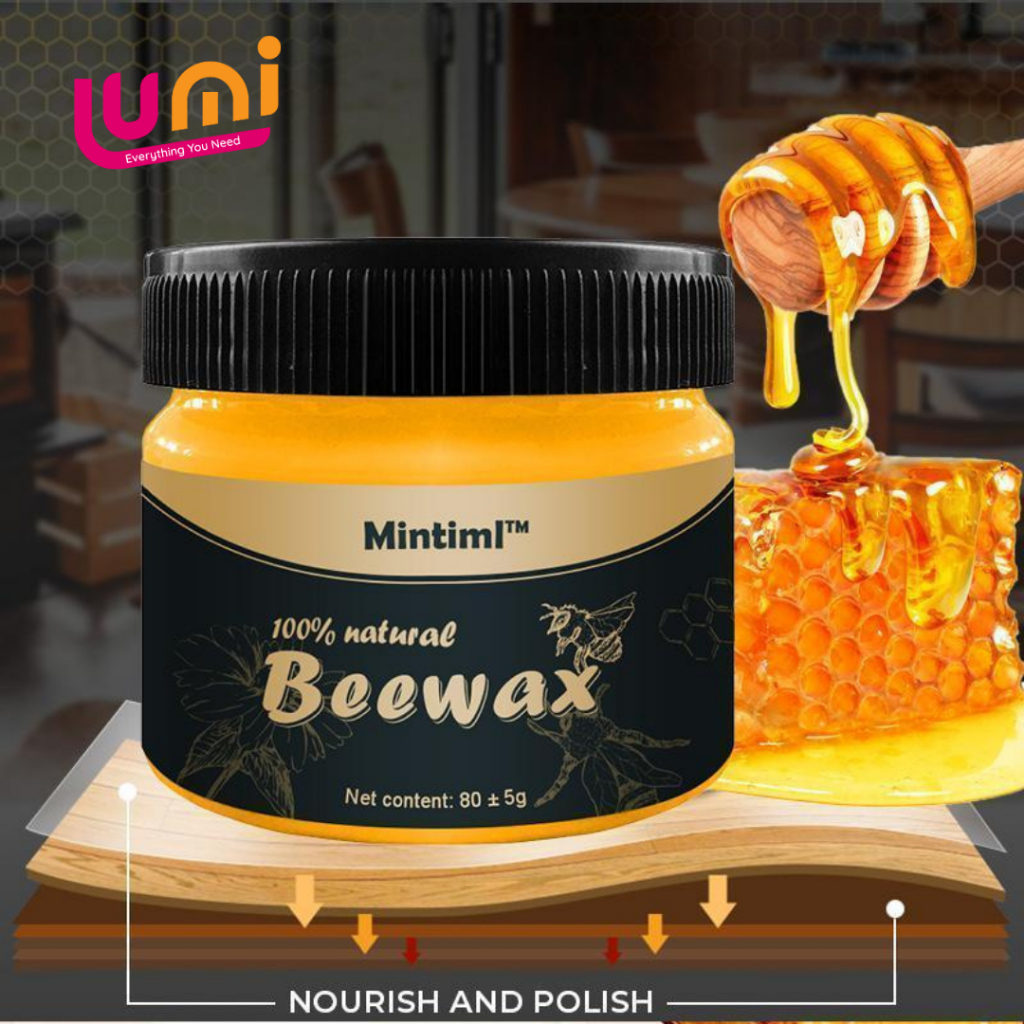 Beewax Pengkilap Kayu Alami Untuk Furniture || Beewax Pelapis Kayu Alami Untuk Meja Kursi