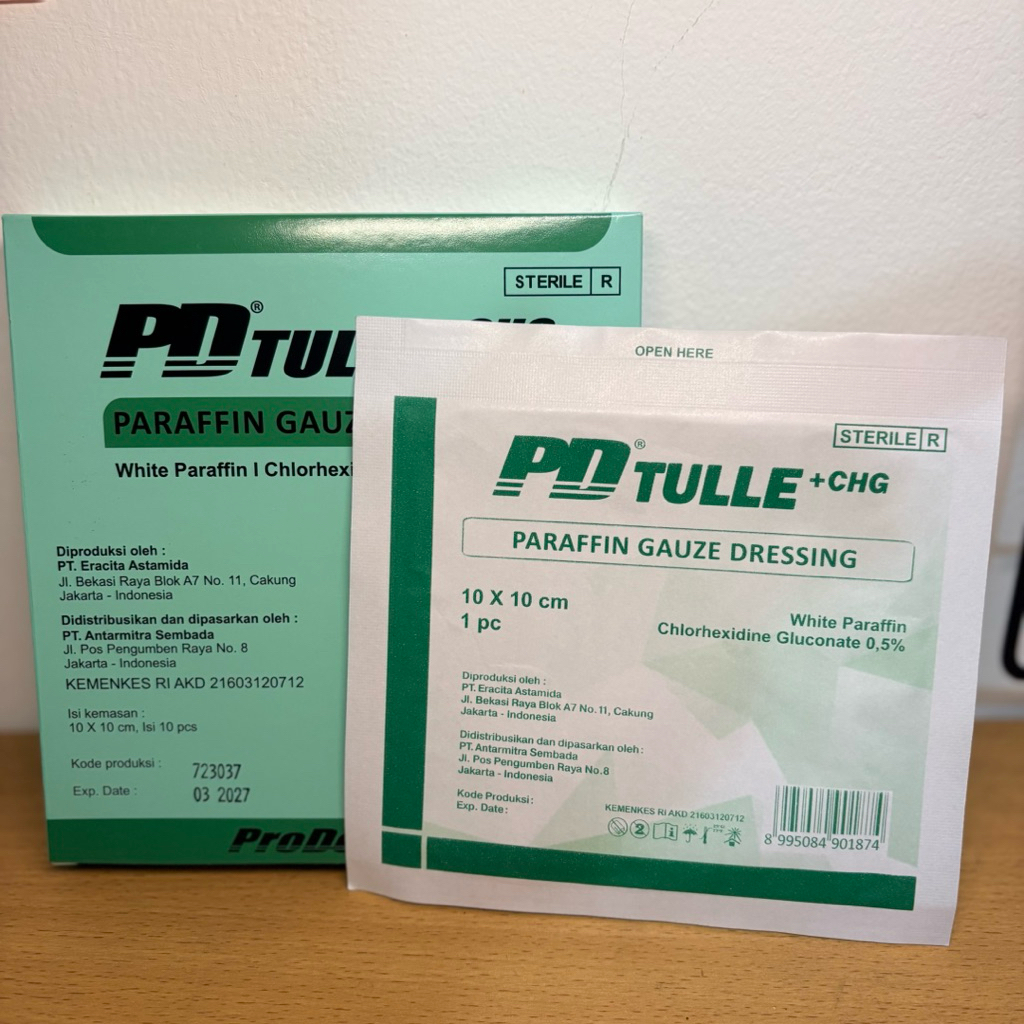 PD Tulle + CHG (Paraffin Gauze Dressing) 1 Box