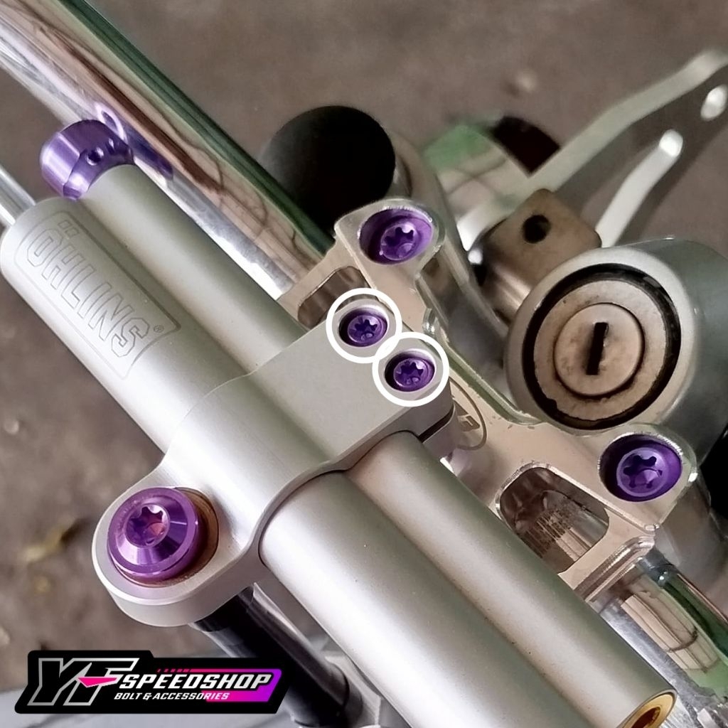 SEPASANG BAUT STABILIZER MATRIS OHLINS TITANIUM GR5 ORIGINAL VIETNAM