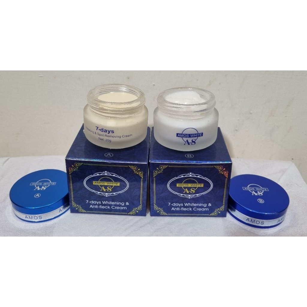 AMOS WHITE AS WHITENING CREAM 20g ORI