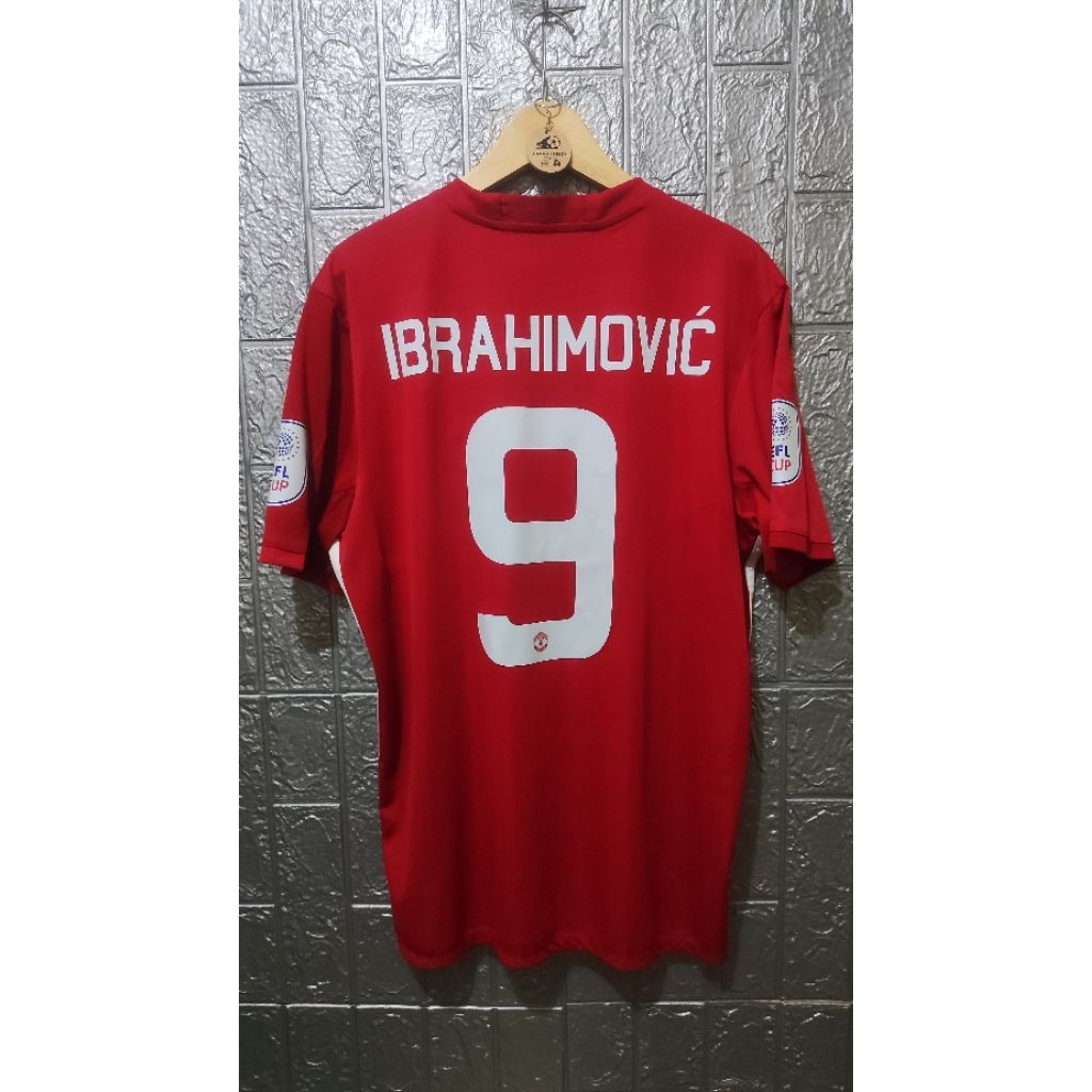 Jersey Original MU Manchester United ZLATAN IBRAHIMOVIC 2016/17 juara legenda lawas blokecore mulus 