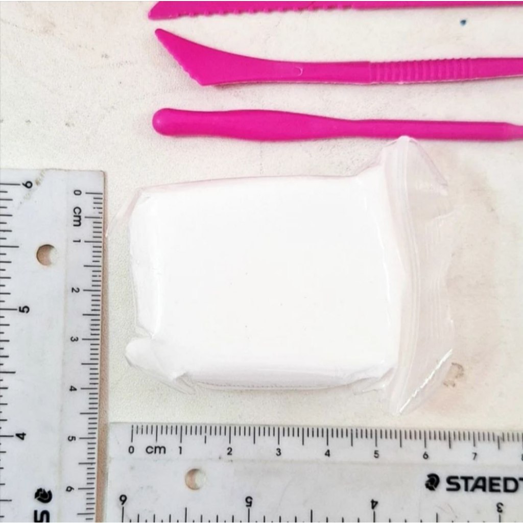 Polymer Clay V-tec Warna Warni Kecil Satuan - Super Light Modelling - SLC-12130/MC+ - Cream