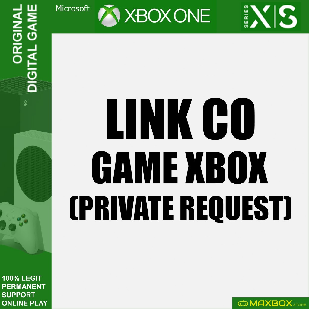 XBOX GAME (private request) XBOX One Series X|S Original Game