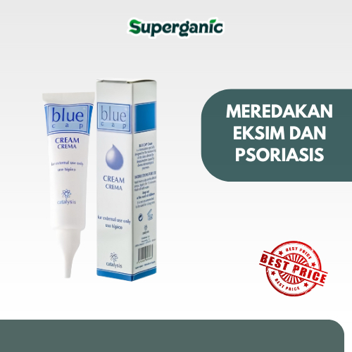 Blue Cap Cream 50gr Original untuk kulit eksim, psoriasis