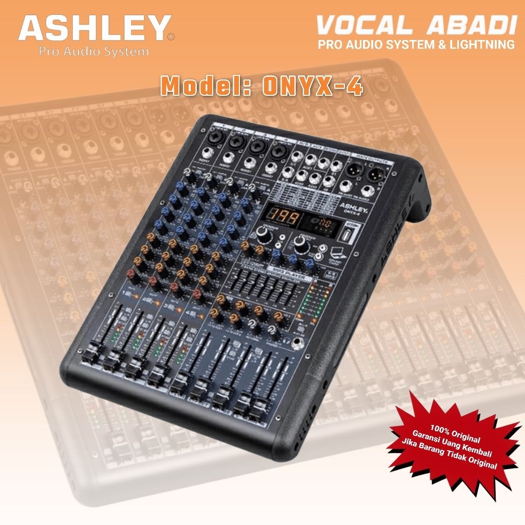MIXER AUDIO ASHLEY ONYX 4