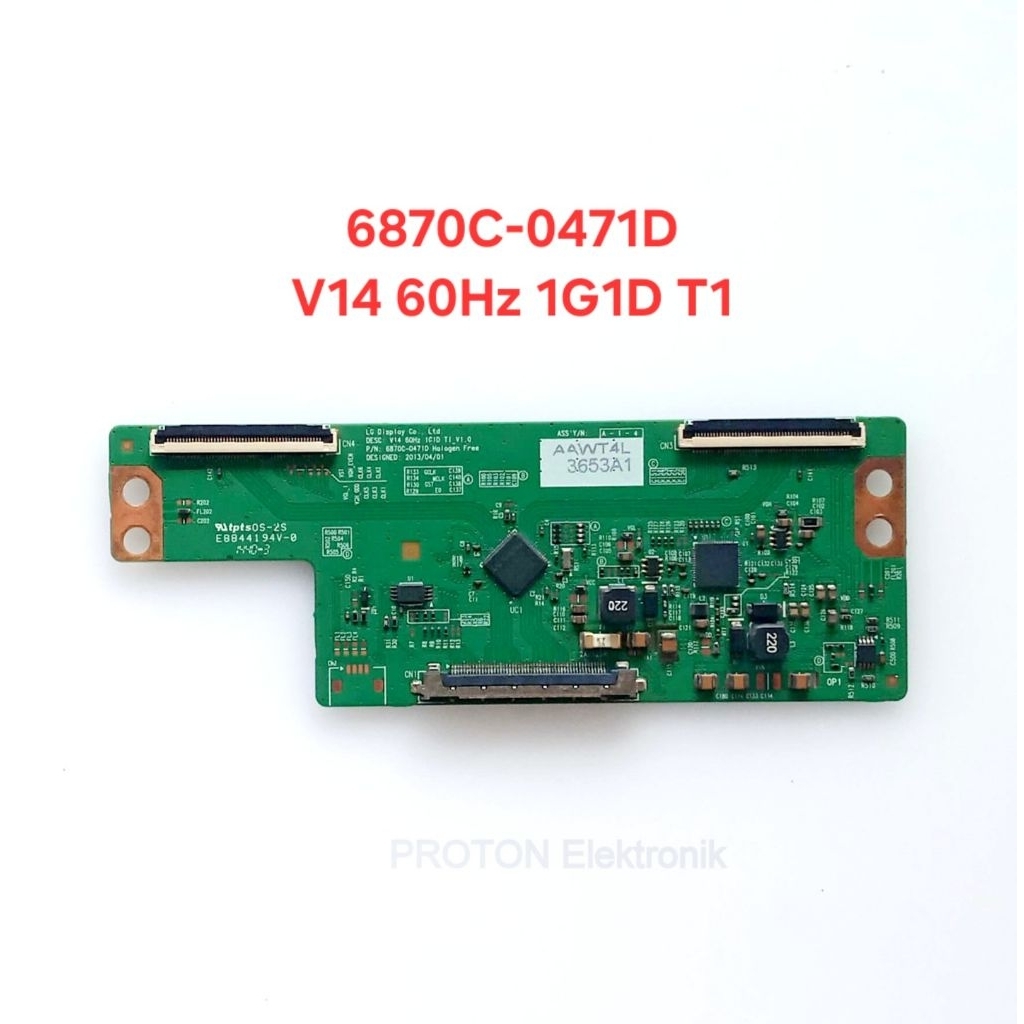 Tikon LED TV Sharp Aquos TCL LE55D8810 tcon panel Timing Control Board 6870C-0471D V14 60Hz 1G1D T1_
