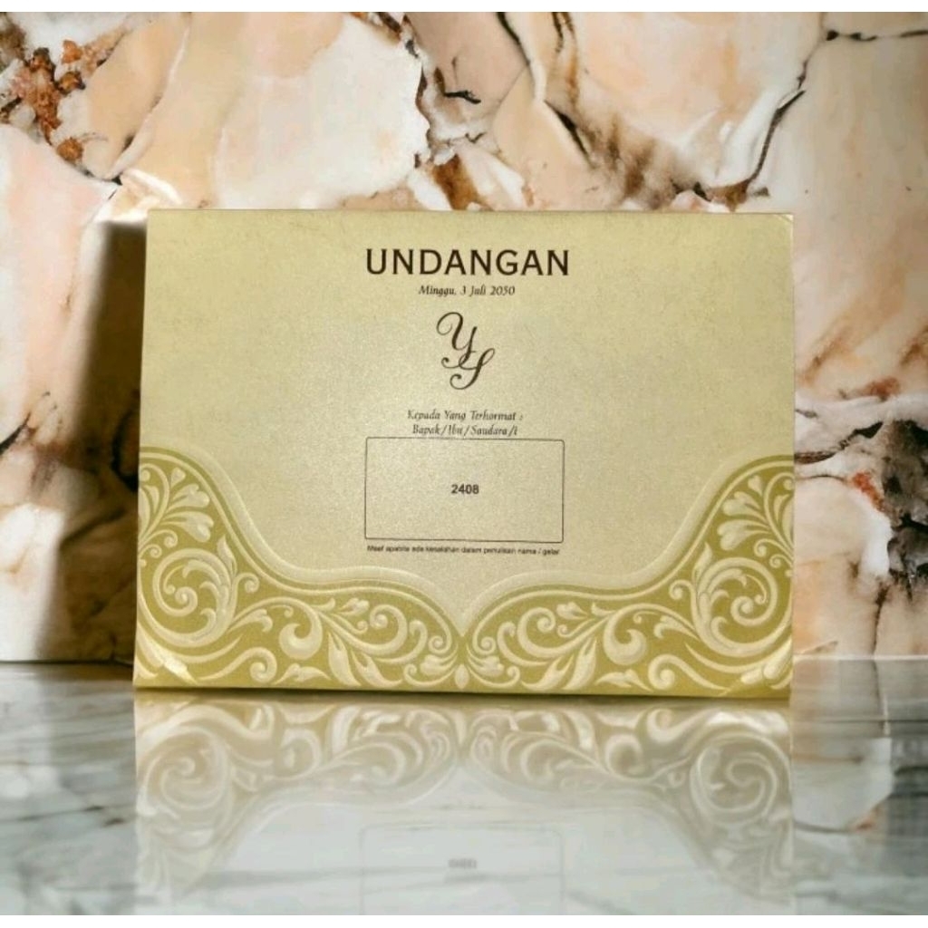 ERBA 2408 Blangko Undangan Pernikahan Nikah